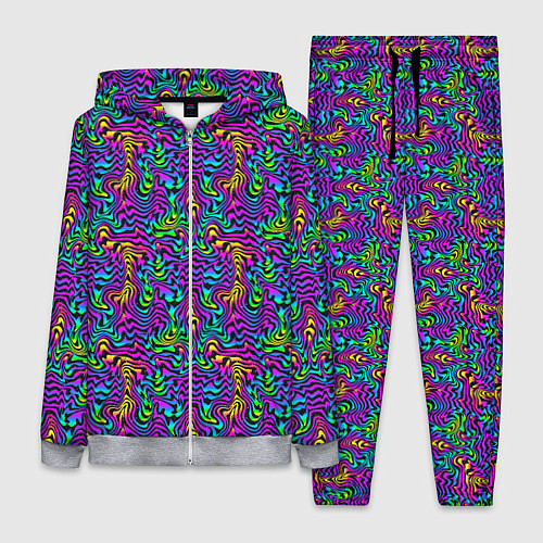 Женский костюм Multicolored stripes / 3D-Меланж – фото 1
