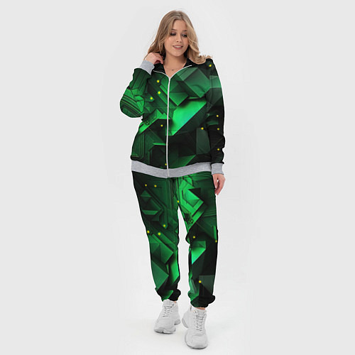 Женский костюм Визуальные иллюзии в геометрии / 3D-Меланж – фото 4