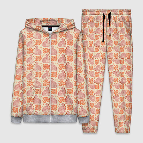 Женский костюм Тигрица со змейкой / 3D-Меланж – фото 1