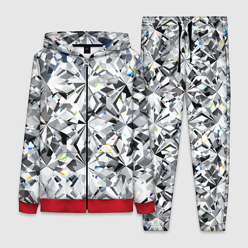 Женский костюм Магия бриллиантового мерцания / 3D-Красный – фото 1