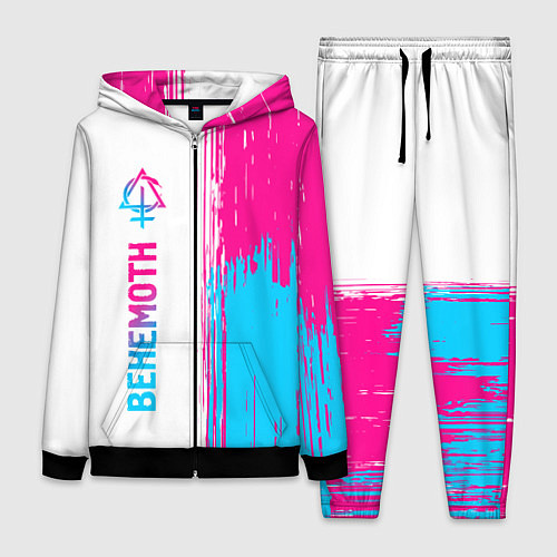 Женский костюм Behemoth neon gradient style по-вертикали / 3D-Черный – фото 1