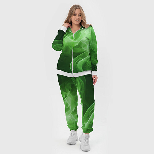 Женский костюм Зеленый дым / 3D-Белый – фото 4