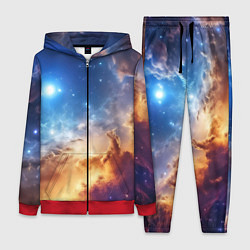 Женский костюм Оранжевая небула космос