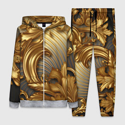 Женский костюм Золотая текстура и абстракции