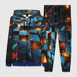 Женский костюм Темные плитки в лаве