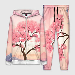 Женский костюм Вишневое дерево в полном цвету