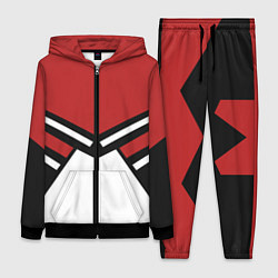 Женский костюм Советский спорт с полосами