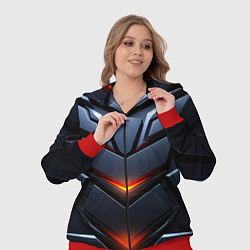 Женский 3D-костюм Объемная броня с ярким светом, цвет: 3D-красный — фото 2