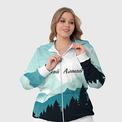 Женский 3D-костюм Горный Алтай пейзаж, цвет: 3D-белый — фото 2