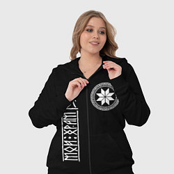 Женский 3D-костюм Алатырь - лес мой храм, цвет: 3D-черный — фото 2