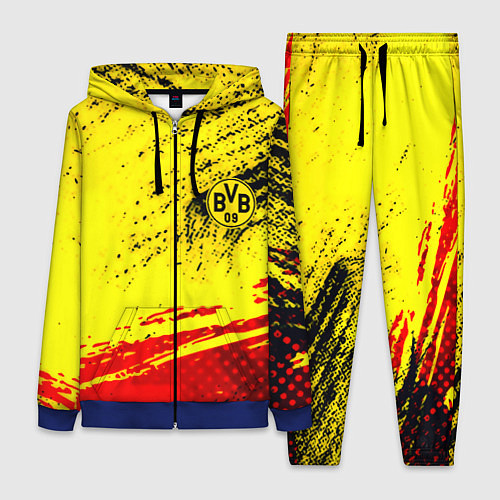 Женский костюм Borussia color краски спорт / 3D-Синий – фото 1