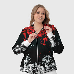 Женский 3D-костюм Краски абстракция, цвет: 3D-белый — фото 2