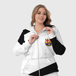 Женский 3D-костюм Barcelona краски чёрные спорт, цвет: 3D-белый — фото 2