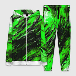 Женский костюм Чёрная и зелёная буря