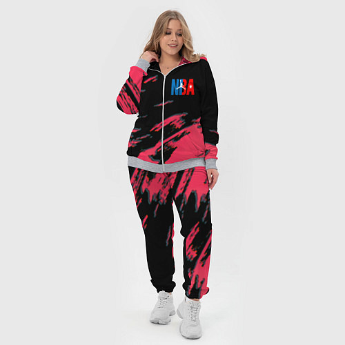 Женский костюм NBA краски текстура / 3D-Меланж – фото 4