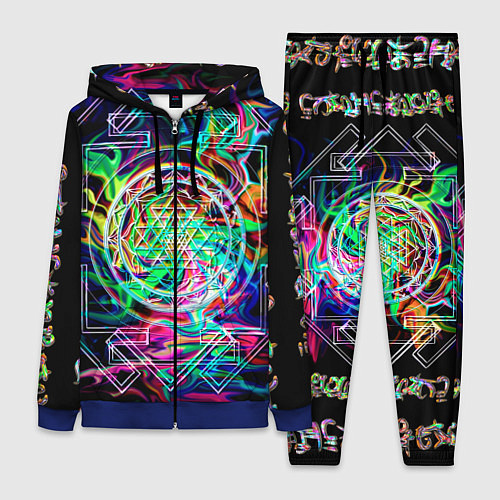 Женский костюм Шри янтра / 3D-Синий – фото 1