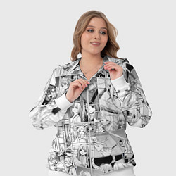 Женский 3D-костюм Провожающая в последний путь Фрирен узор, цвет: 3D-белый — фото 2