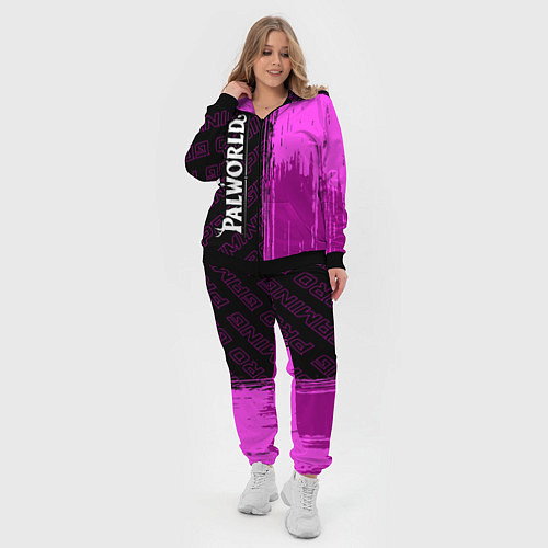 Женский костюм Palworld pro gaming по-вертикали / 3D-Черный – фото 4