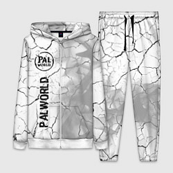 Женский костюм Palworld glitch на светлом фоне по-вертикали