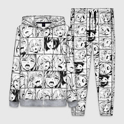 Женский 3D-костюм Ahegao pattern, цвет: 3D-меланж