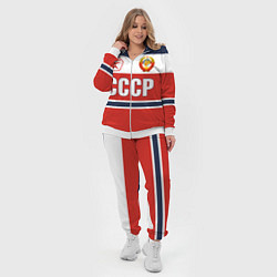 Женский 3D-костюм Союз Советских Социалистических Республик - СССР, цвет: 3D-белый — фото 2