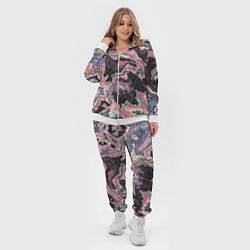 Женский 3D-костюм Мраморный узор разноцветный, цвет: 3D-белый — фото 2