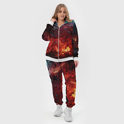 Женский 3D-костюм Абстрактный взрыв, цвет: 3D-белый — фото 2