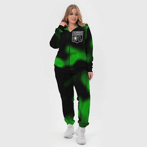 Женский костюм Lyon sport halftone / 3D-Черный – фото 4