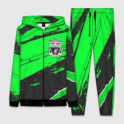 Женский 3D-костюм Liverpool sport green, цвет: 3D-черный