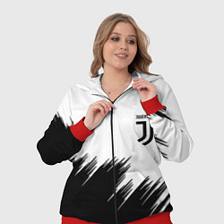 Женский 3D-костюм Ювентус краски спорт, цвет: 3D-красный — фото 2