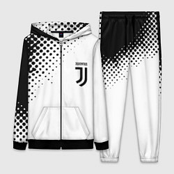 Женский 3D-костюм Juventus sport black geometry, цвет: 3D-черный