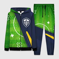 Женский 3D-костюм Leeds United football field, цвет: 3D-черный