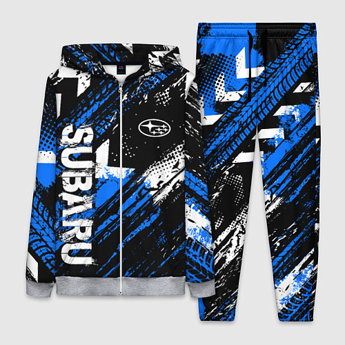 Женский костюм Subaru - sport style / 3D-Меланж – фото 1