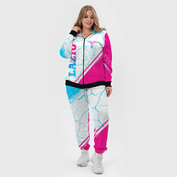 Женский 3D-костюм Lazio neon gradient style вертикально, цвет: 3D-черный — фото 2