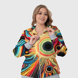 Женский 3D-костюм Space abstraction - ai art, цвет: 3D-меланж — фото 2