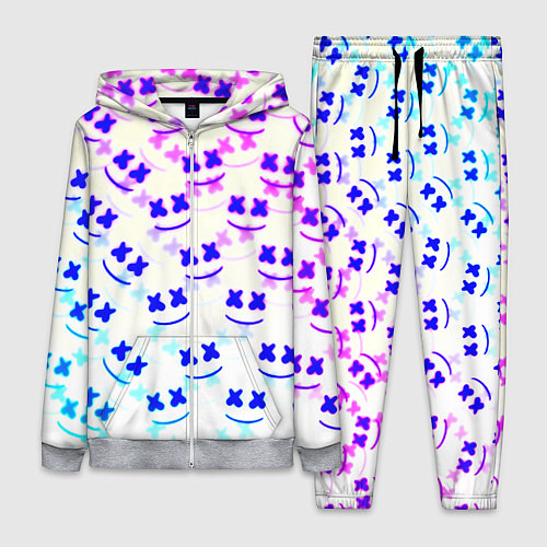 Женский костюм Marshmello pattern neon / 3D-Меланж – фото 1