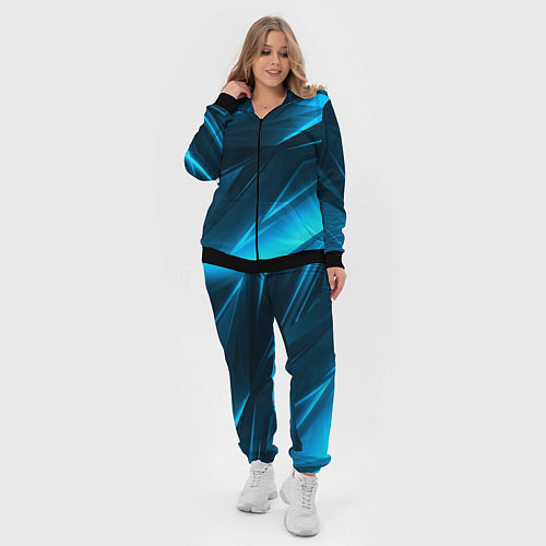 Женский костюм Geometry stripes neon color / 3D-Черный – фото 4