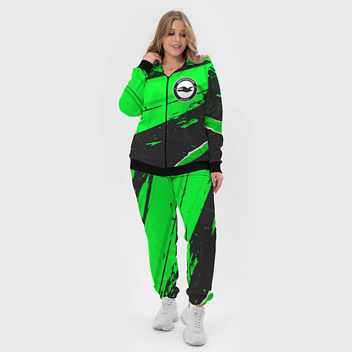 Женский костюм Brighton sport green / 3D-Черный – фото 4