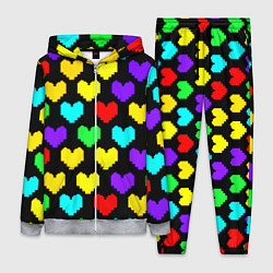 Женский 3D-костюм Undertale heart pattern, цвет: 3D-меланж