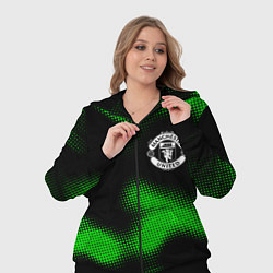 Женский 3D-костюм Manchester United sport halftone, цвет: 3D-черный — фото 2
