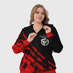 Женский 3D-костюм Benfica sport grunge, цвет: 3D-красный — фото 2