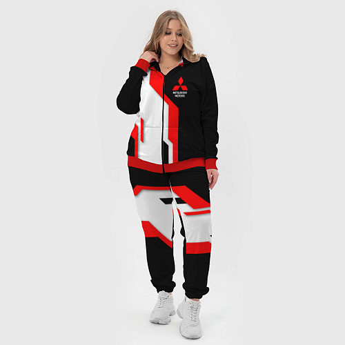 Женский костюм Mitsubishi red uniform / 3D-Красный – фото 4