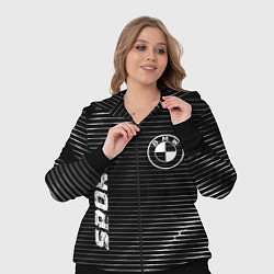 Женский 3D-костюм BMW sport metal, цвет: 3D-черный — фото 2