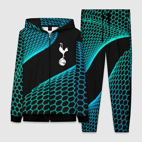 Женский костюм Tottenham football net / 3D-Черный – фото 1