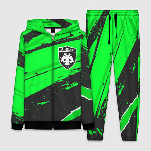 Женский костюм AEK Athens sport green / 3D-Черный – фото 1