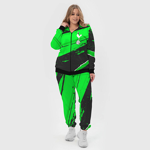 Женский костюм Tottenham sport green / 3D-Черный – фото 4