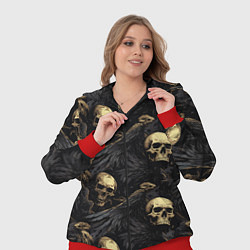 Женский 3D-костюм Поле падших ангелов, цвет: 3D-красный — фото 2