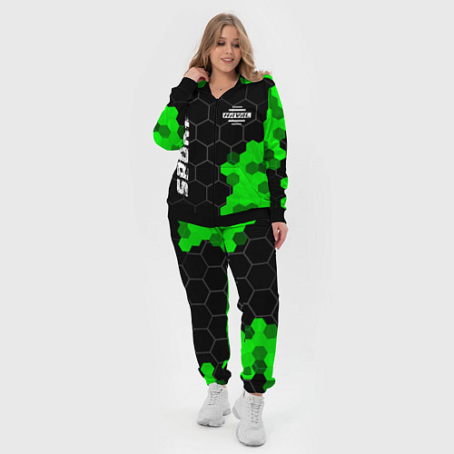 Женский костюм Haval green sport hexagon / 3D-Черный – фото 4