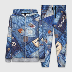 Женский 3D-костюм Vanguard jeans patchwork - ai art, цвет: 3D-меланж