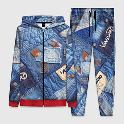 Женский костюм Vanguard jeans patchwork - ai art